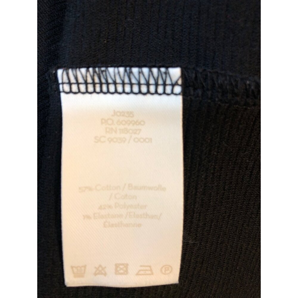 Boden Bronte Ottoman V-Neck 3/4 Sleeve Black Shift Dress Size 6R - Picture 9 of 9